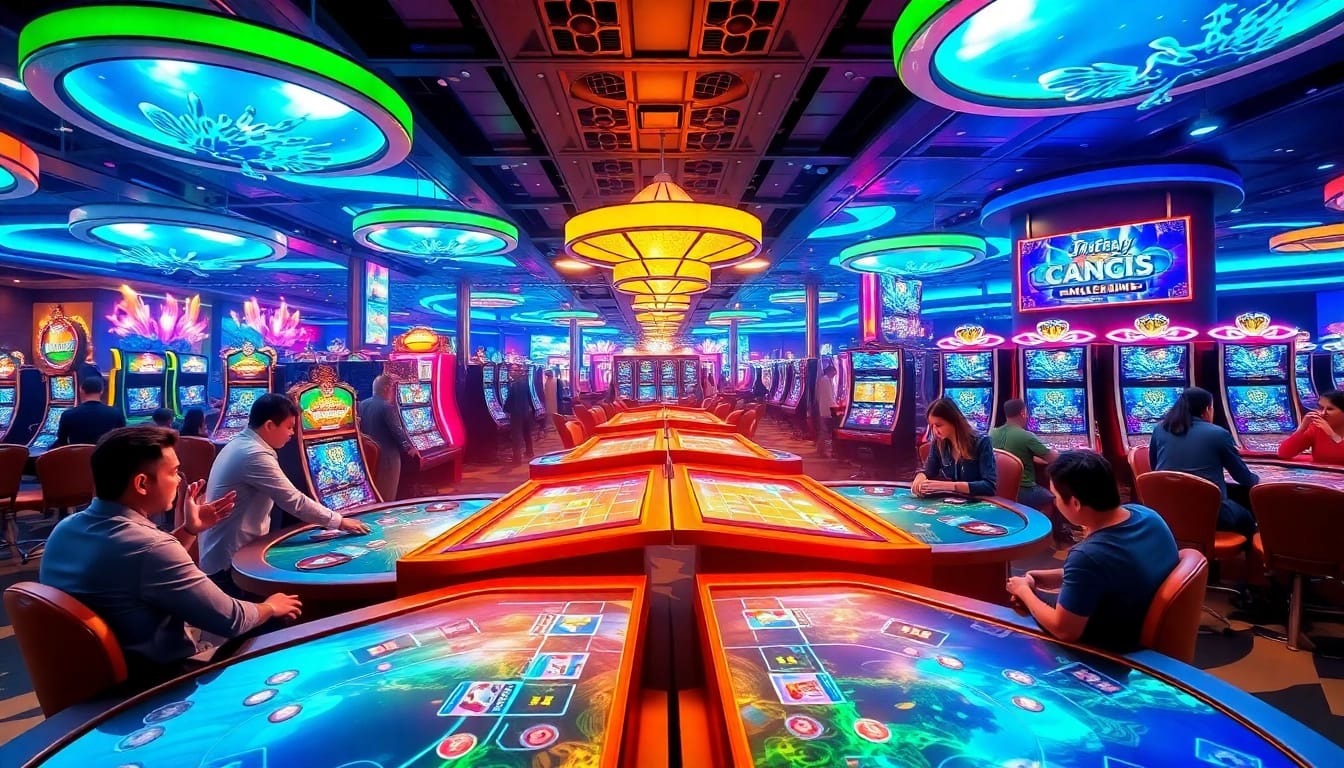 Experience the thrill of bắn cá đổi thưởng with vibrant graphics and winning strategies.