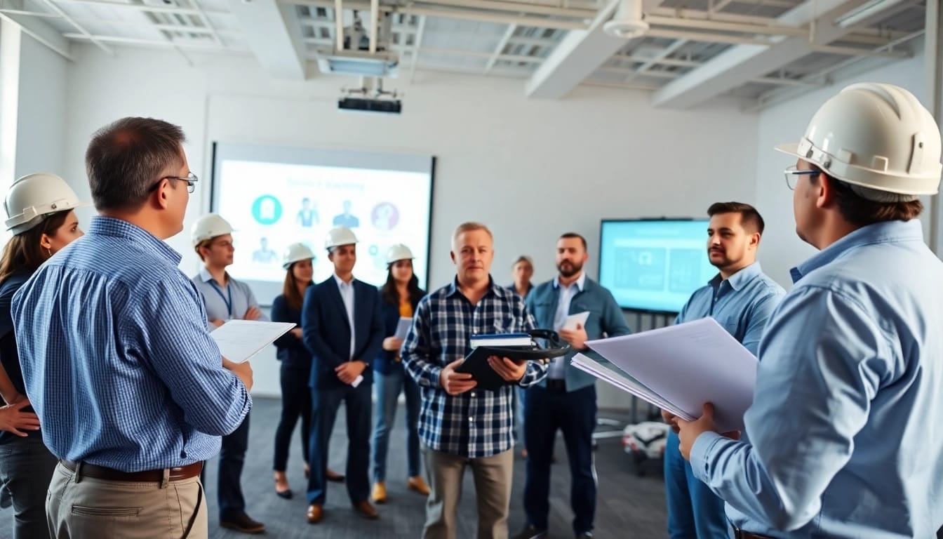 Engage in OSHA training Carolinas with a professional instructor in a bright classroom.