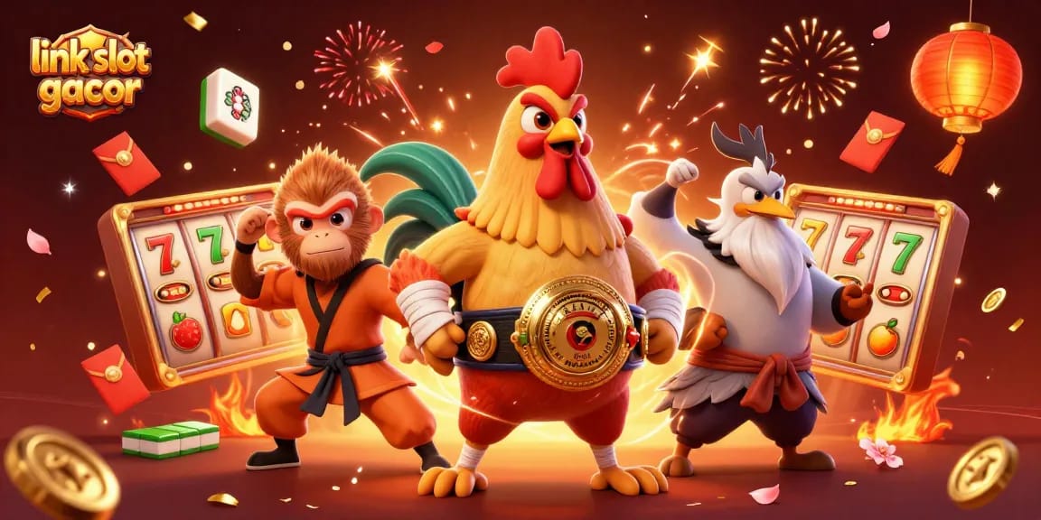 Experience thrilling gameplay with link slot gacor through 3D casino characters and vibrant elements.