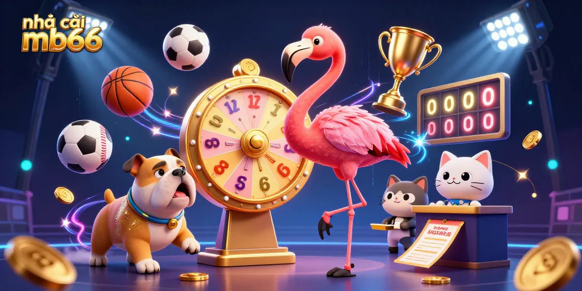 Engage in thrilling experiences with nhà cái mb66 featuring fun characters and vibrant casino elements.