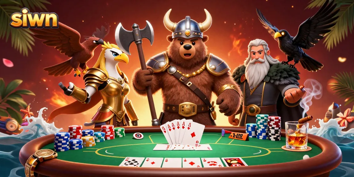 Experience winning strategies at siwn poker tables with vibrant characters and exciting gameplay.
