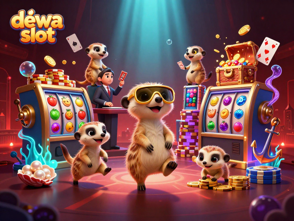 Mengoptimalkan permainan dewa slot dengan karakter meerkat yang lucu dalam suasana kasino bawah laut.
