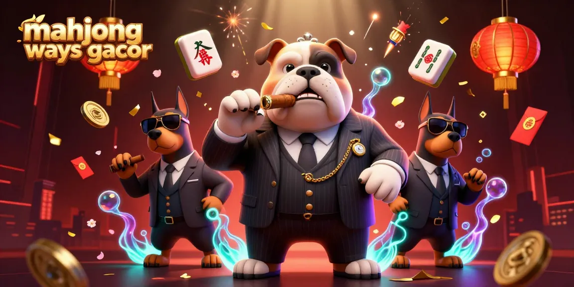 Engage with mahjong ways gacor in this thrilling scene featuring 3D characters amidst vibrant gaming elements.
