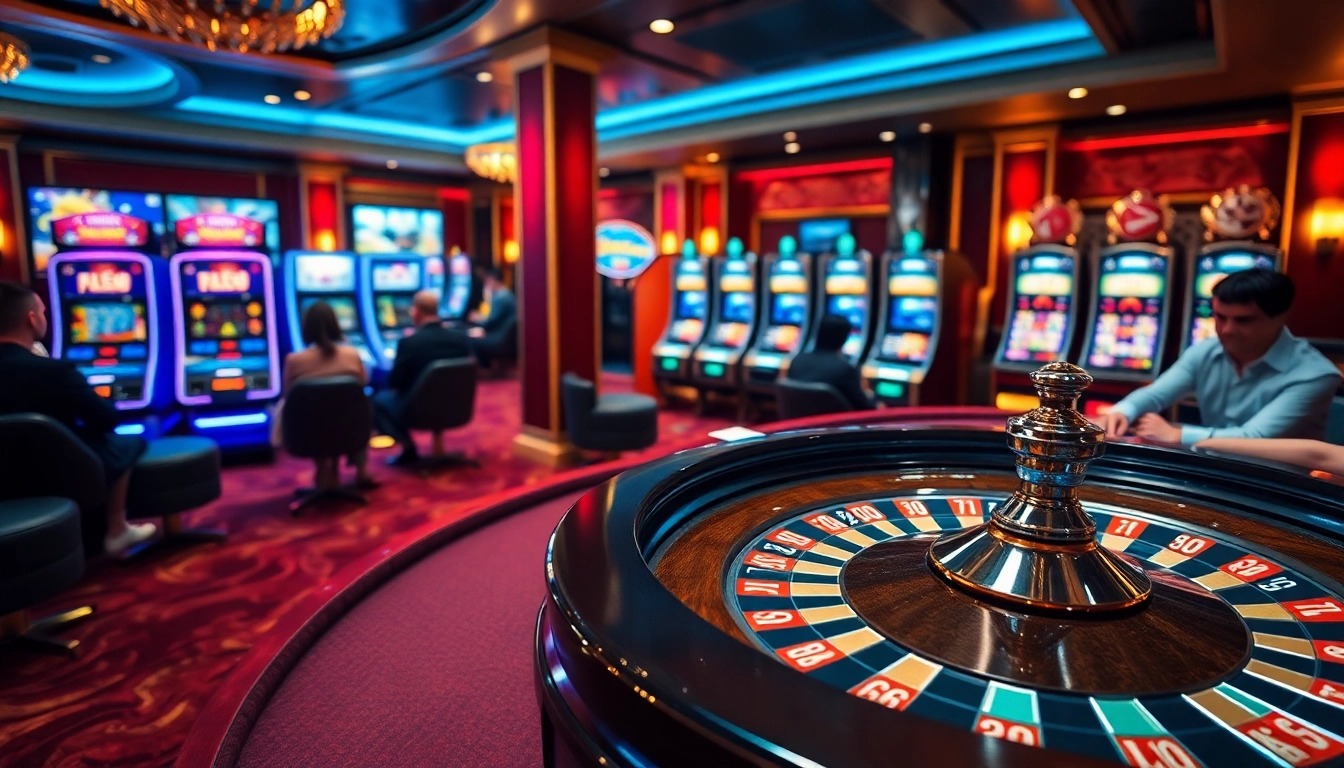 Ressentez l'excitation du casino en ligne France avec des tables de jeu vibrantes et des machines à sous modernes.