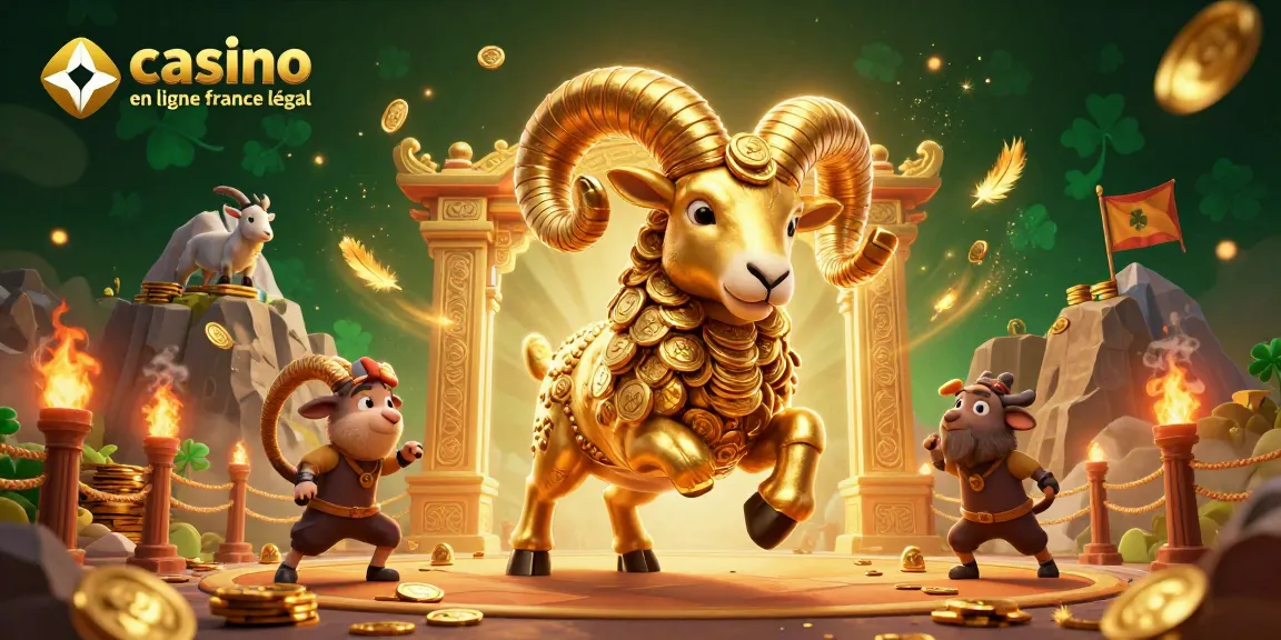 Profitez du casino en ligne France légal avec cette illustration 3D dynamique et colorée.