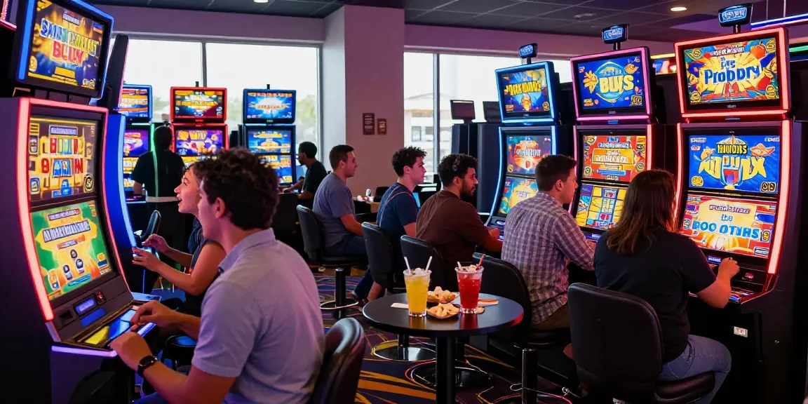 Exciting gaming experience at https://trustresearch.org.uk/ showcasing players enjoying Bonus Buy slots in a vibrant casino atmosphere.