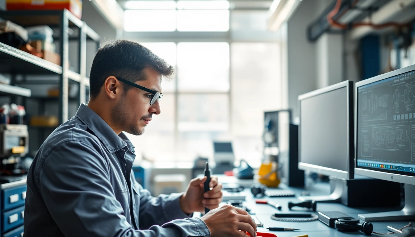 Explore if Pretzel works with my repair shop or contractor in a bright, professional environment.