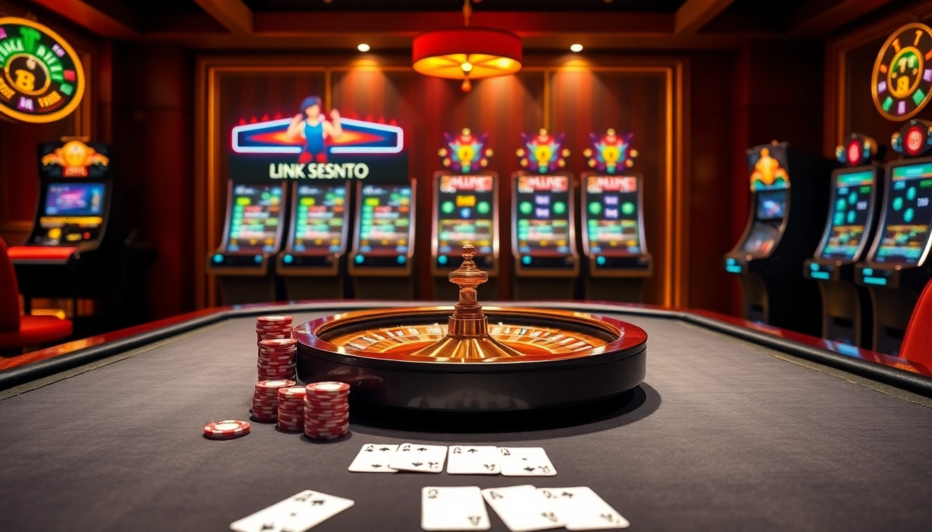 Experience thrilling action at a casino table featuring the link alternatif seven77 for seamless online gaming access.