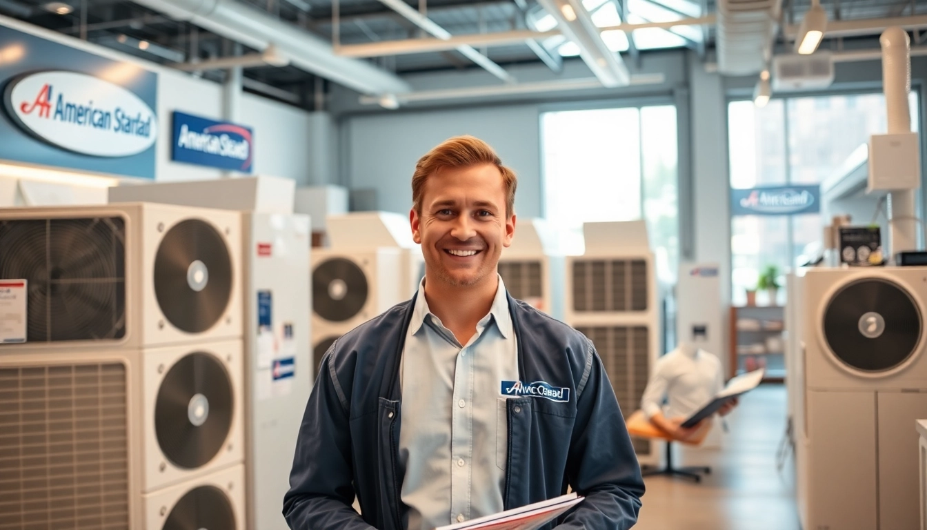 Find American Standard dealers near me with inviting HVAC showrooms and engaged professionals.