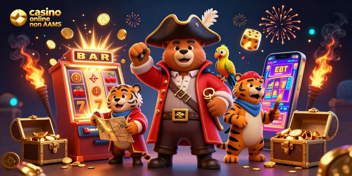I giocatori godono di un'esperienza avvincente nei casino online non AAMS tra slot machine e tesori d'oro.
