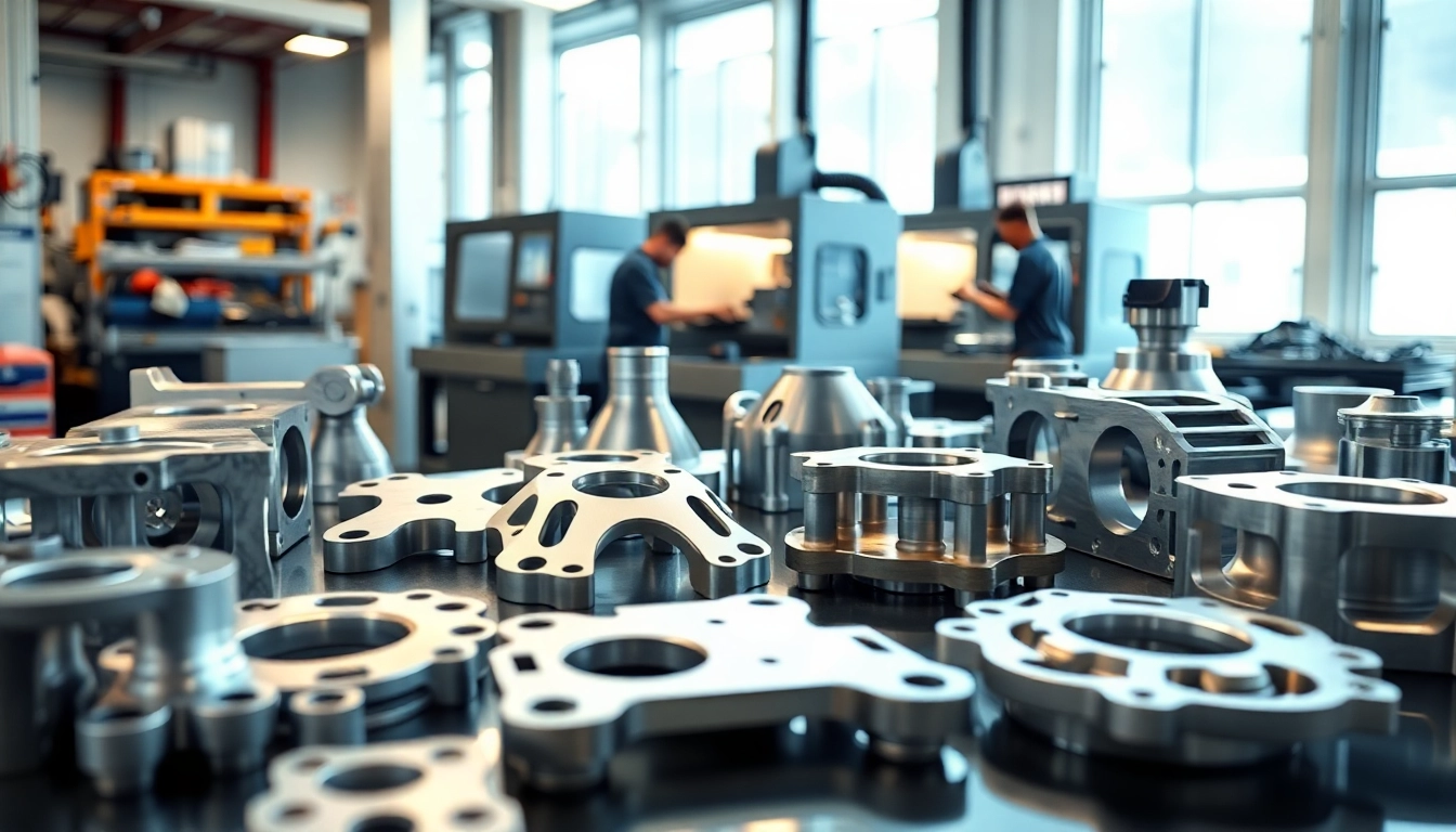 Showcasing precise aluminum prototypes crafted using advanced manufacturing techniques.