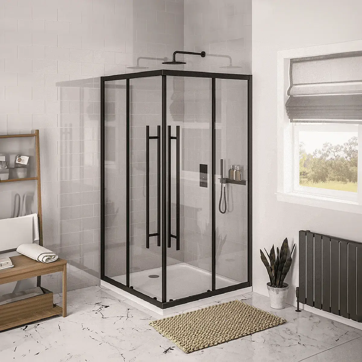 Elegant Showers: Illuminated Bathroom Cabinets for Elegant Lighting