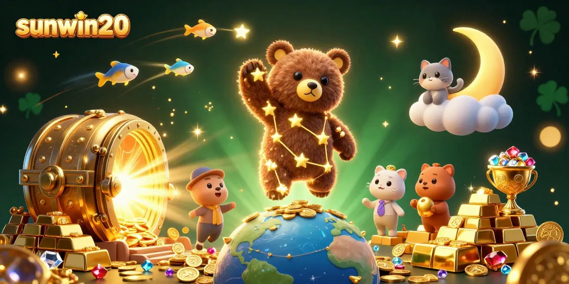 Experience thrilling wins at the sunwin20 online casino with this vibrant and enticing illustration.