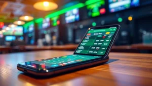 Engaging look at the best sports betting sites India displayed on a modern smartphone.