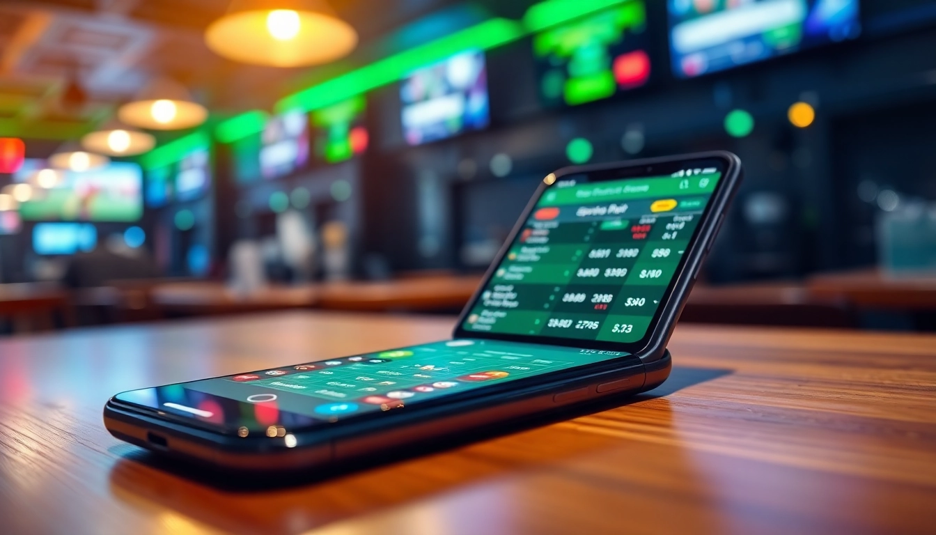 Engaging look at the best sports betting sites India displayed on a modern smartphone.