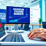 Boost your social media presence with the best smm panel strategies illustrated in a digital workspace.