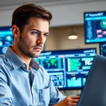 Analyze Remote Monitoring and Management (RMM) software in a focused IT workspace.