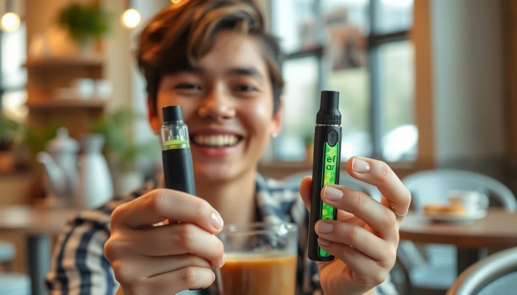 Genießen Sie das elf bar elfa in einem gemütlichen Café-Setting mit lebendigen Farben und entspannter Atmosphäre.