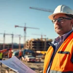 New Jersey Construction Manager monitors project progress on-site, demonstrating leadership and expertise.