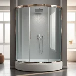 Erleben Sie die stilvolle sonni Duschkabine in einem modernen Badezimmer mit eleganten Details.