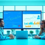 Optimize your youtube smm panel strategies with a professional marketing team analyzing data.