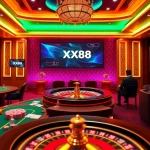 Experience the excitement of Trang Chủ XX88 with vibrant casino elements and engaging online interfaces.
