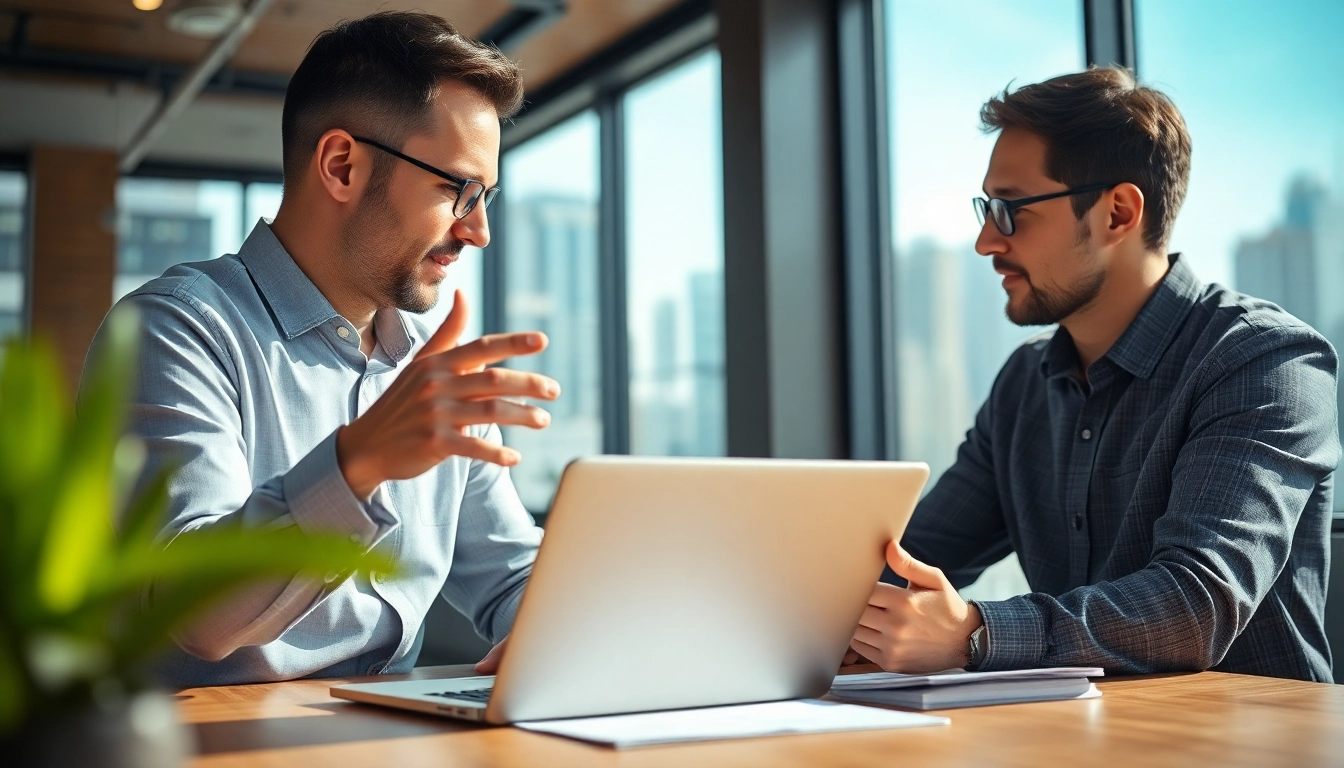 카드 한도 현금화에 대해 상담하는 전문가와 고객의 모습