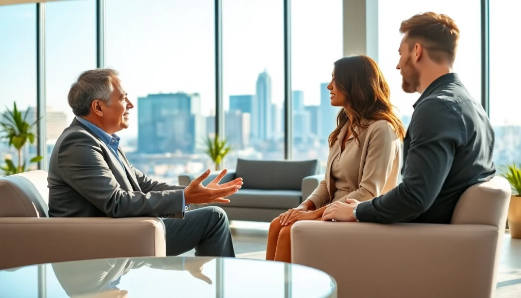 Engaging discussion at an independent wealth management firm San Antonio showcasing financial advisor expertise.