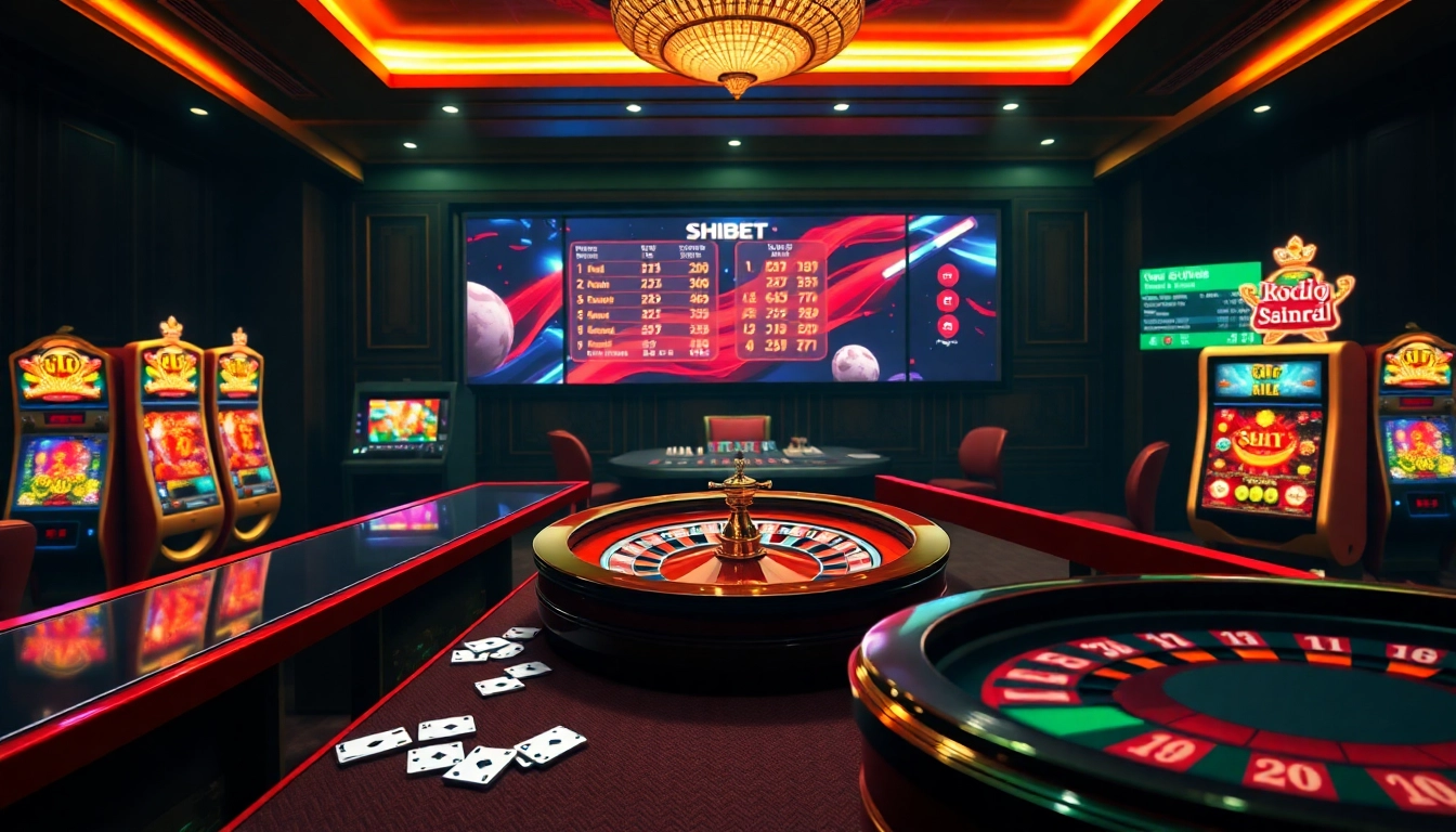 Experience the thrill of SHBET gaming with vibrant tables, slots, and exciting betting action.