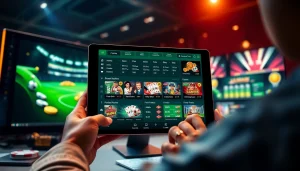 Dynamic online betting interface at http://hm88.blue/ showcasing engaging casino options and vibrant graphics.