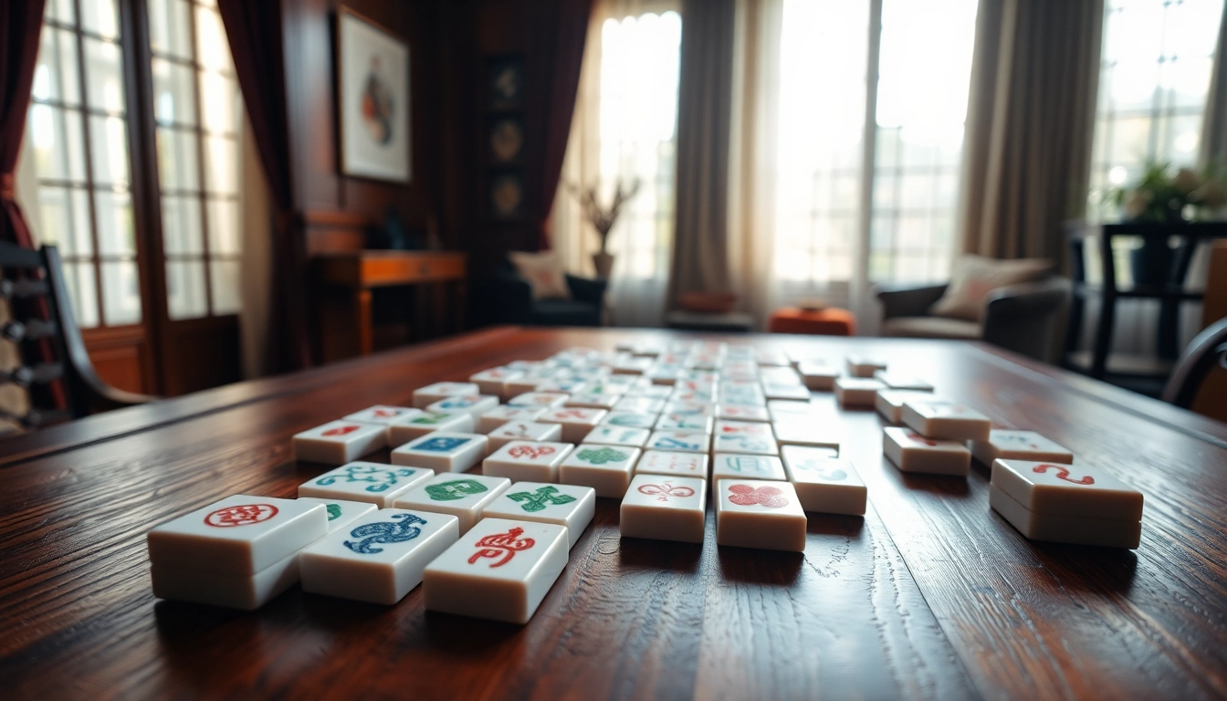 Bermain demo mahjong dengan lebih mudah menggunakan papan permainan yang indah dan detail.