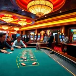 Experience thrilling action at https://uu88.casa/ with players engaging at a lively poker and roulette setup.