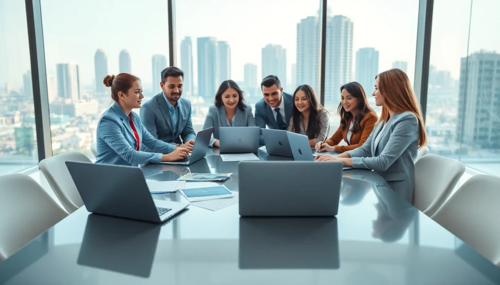 Engage in VAT Consultancy in Abu Dhabi with expert consultants collaborating in a modern office.