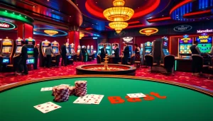 Marvelbet offers an exhilarating casino experience with glamorous poker tables and exciting games.