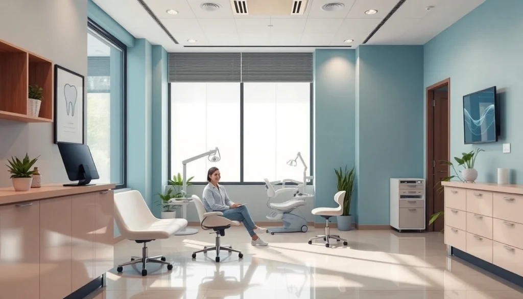 Affordable dental implants in Damansara showcased in a welcoming dental clinic environment.