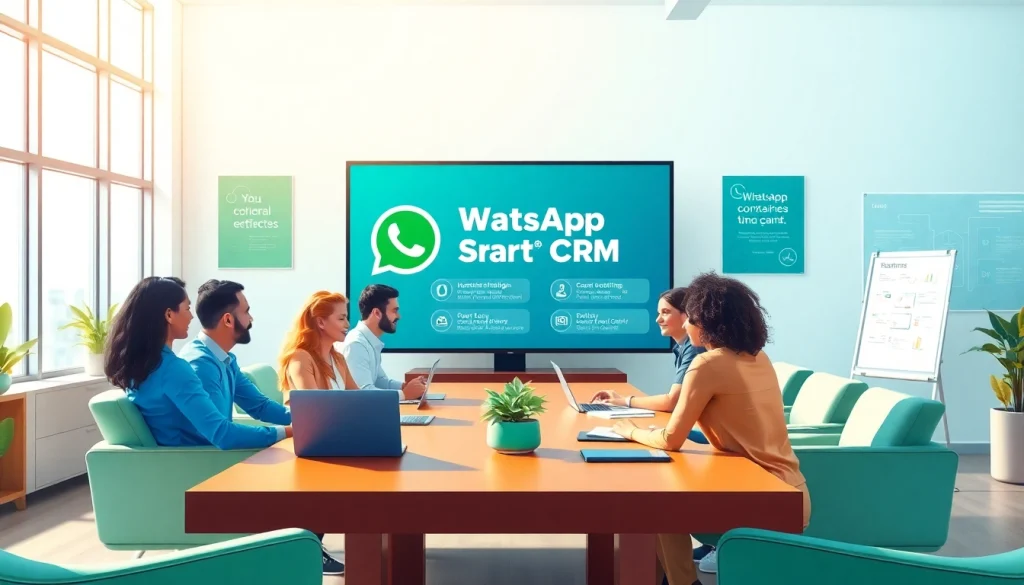 Implement WhatsApp Smart CRM in a modern business environment to enhance communication efficiency.