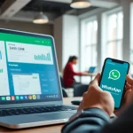 Visualize WhatsApp Smart CRM interface showcasing analytics and user interactions efficiently.