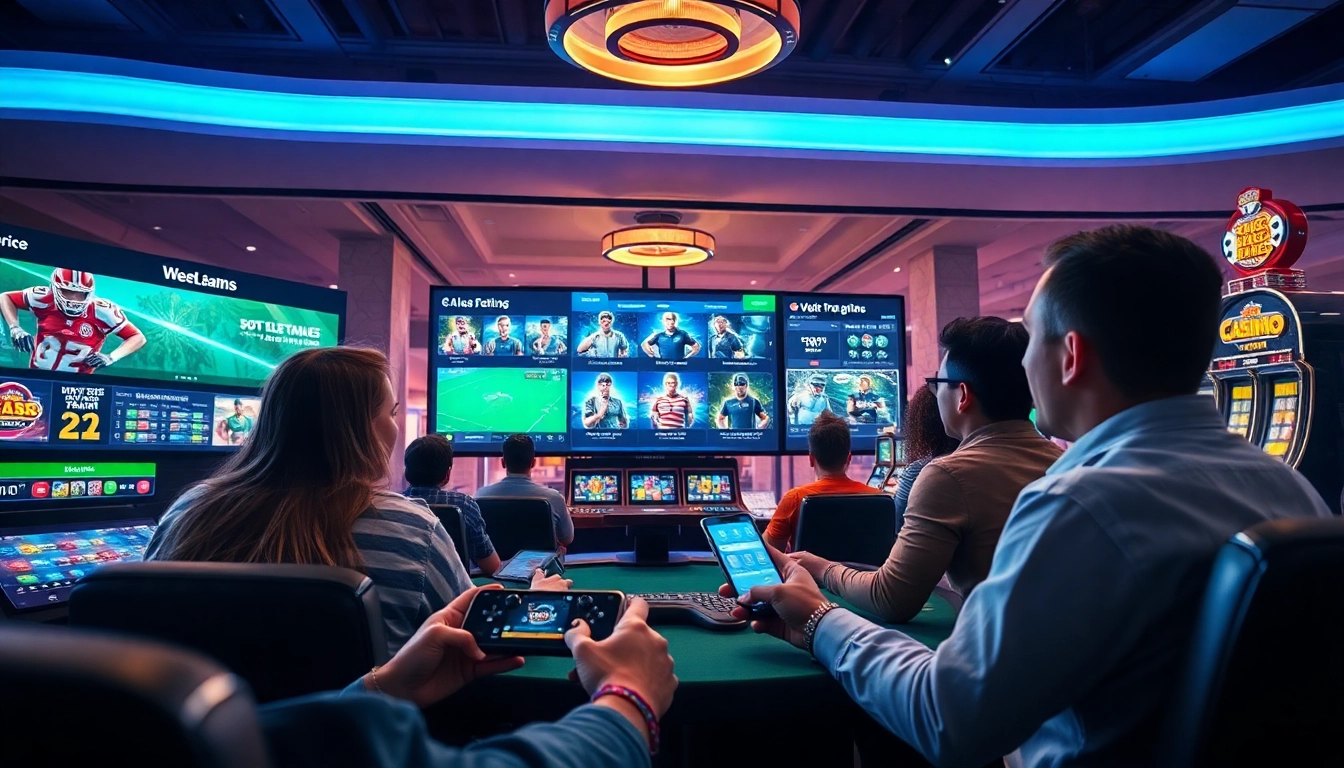 Engaging players on the ABC8 online gaming platform with vibrant game options and a modern interface.