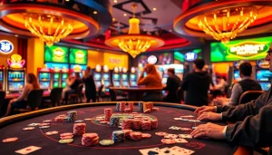 Engage in the thrilling game 89bet at a luxurious casino table with vibrant colors and excitement.