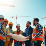 Showcasing Southern California Contractors Association workers in action on a sunny construction site.