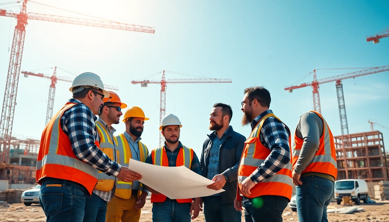 Showcasing Southern California Contractors Association workers in action on a sunny construction site.