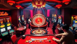 Experience the thrill of gambling at Trang chủ OK8386 with luxurious casino games and vibrant atmosphere.