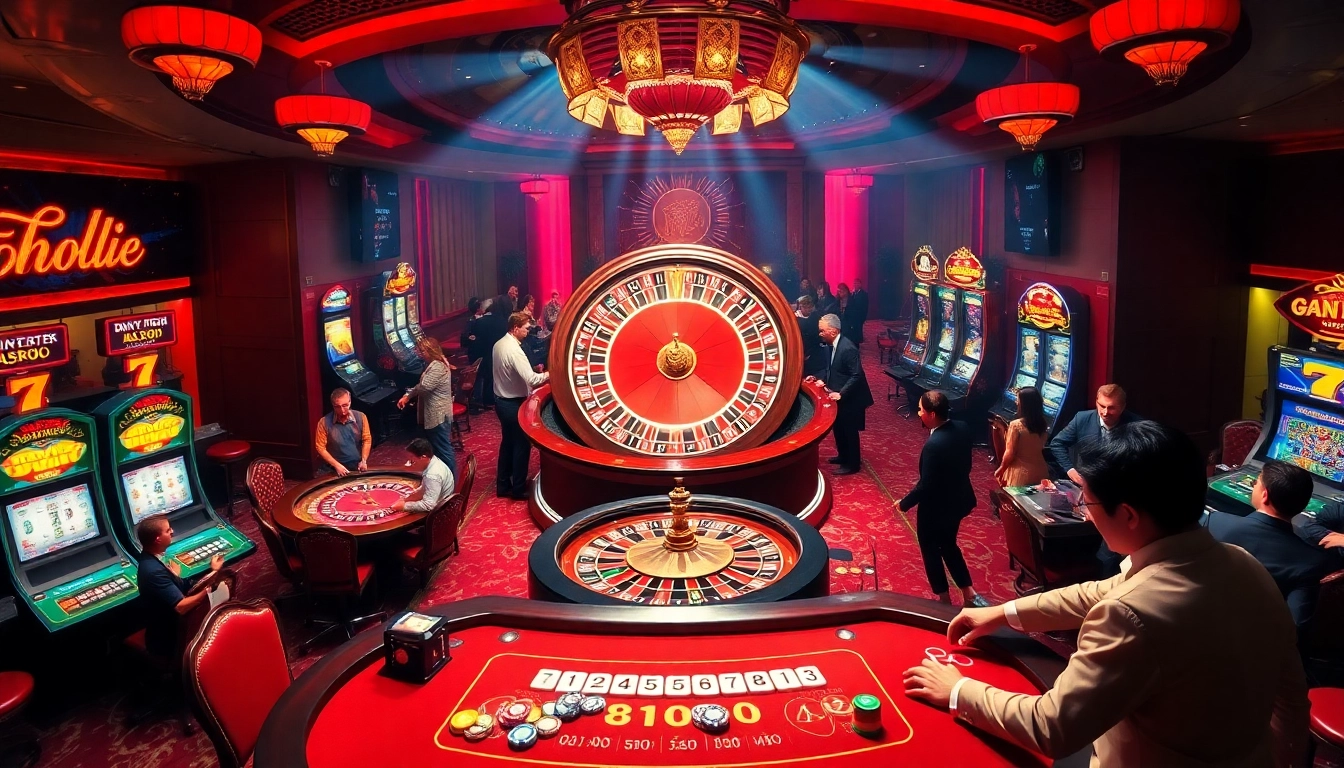 Experience the thrill of gambling at Trang chủ OK8386 with luxurious casino games and vibrant atmosphere.