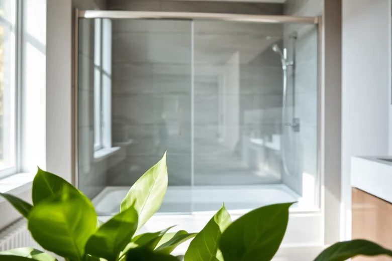 Moderne duschkabine 90x90 komplett mit elegantem Design und klaren Linien.