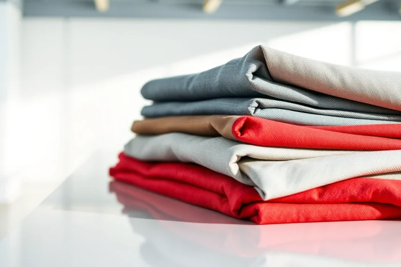 Punta di roma stoffen getoond in een modern interieur, met kleurrijke texturen en een creatieve sfeer.