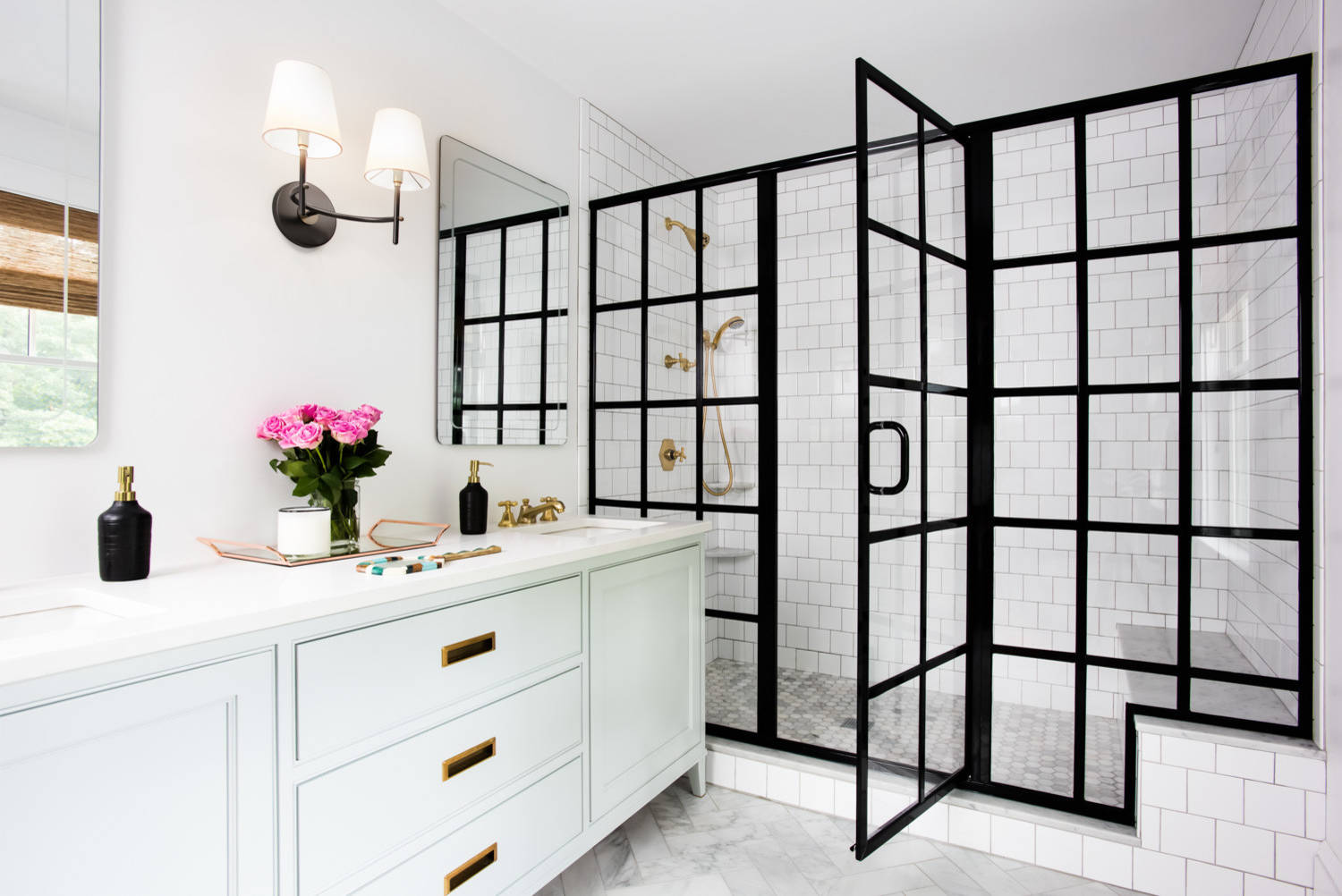 Premium Black Shower Doors by Sunny Shower USA