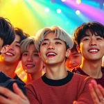 Engaging performance of bts members showcasing their unique personas on stage.