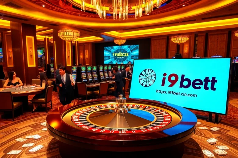 Experience luxury gambling at https://i9bett.cn.com/ with exciting roulette and vibrant poker chips.
