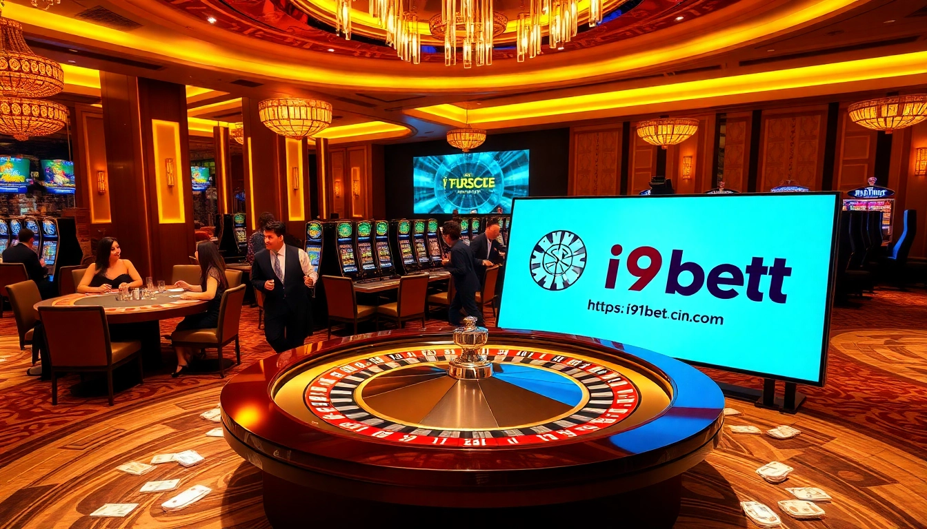 Experience luxury gambling at https://i9bett.cn.com/ with exciting roulette and vibrant poker chips.