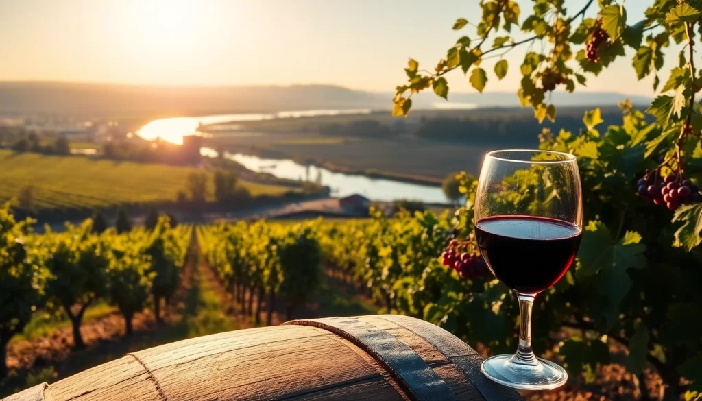 Vineyards and Sacramento River scenery showcasing Carksburg CA's charm.